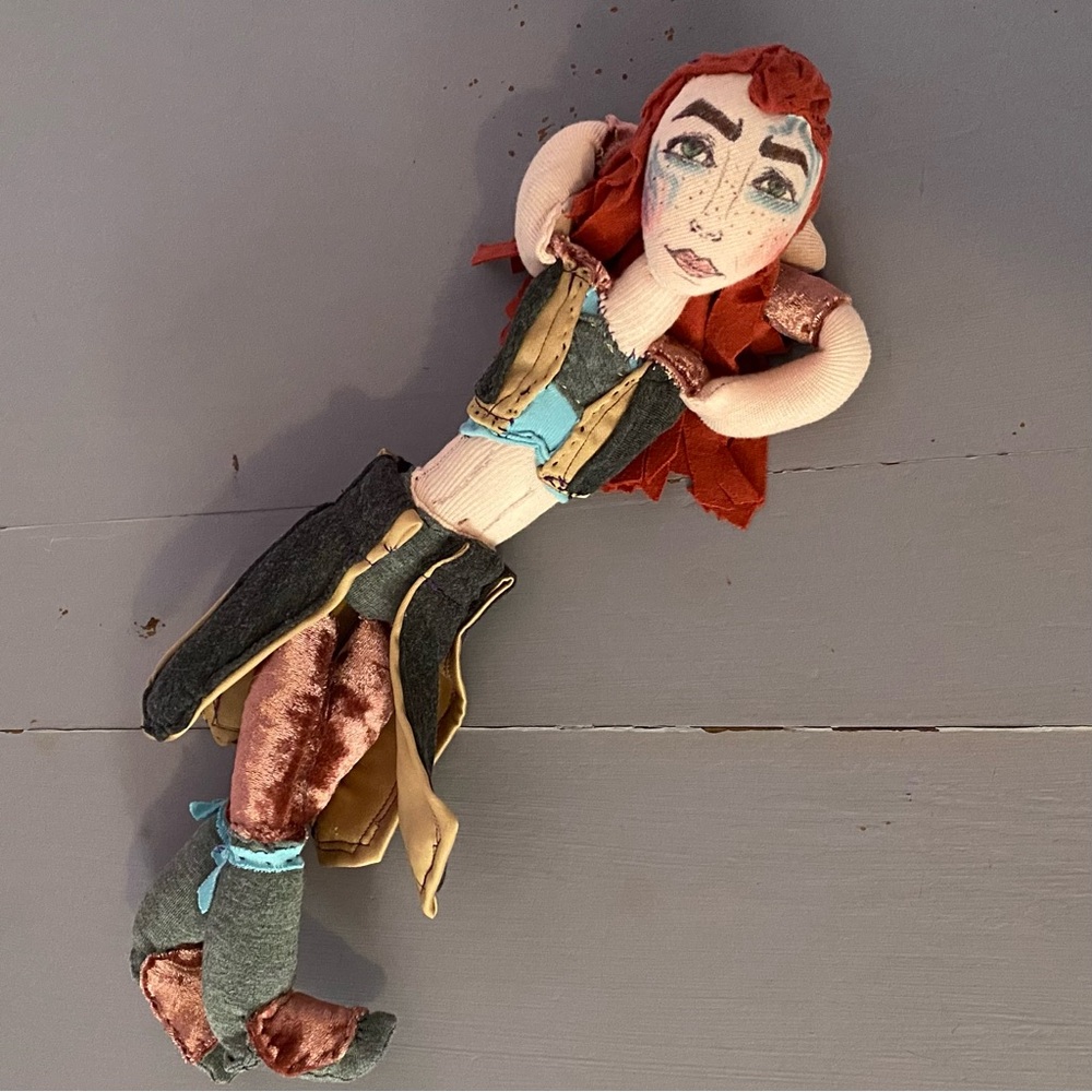 ALOY 15” Plush HORIZON Zero DAWN Forbidden WEST Custom COLLECTIBLE Handmade DOLL